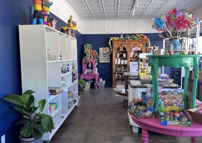The entry room at the Toyful toy shoppe
